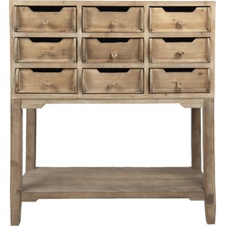 Clayre & Eef Ladekast  80x35x90 cm Bruin Hout Rechthoek Commode