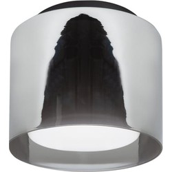 Highlight - Ice - Plafondlamp - E27 - 22.5 x 22.5  x 19.5cm - Zwart