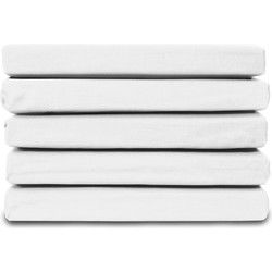 Ten Cate Katoensatijnen Hoeslaken - 180x220 - Wit