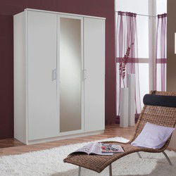 Kast met 2 deuren en 1 spiegeldeur - L135 cm