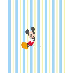 Komar fotobehang Mickey Mouse blauw, geel en rood - 2 x 2,50 m - 612763
