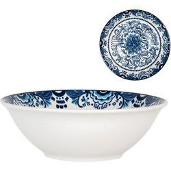 Clayre & Eef Kom Wit Blauw Keramiek