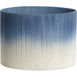 Light & Living - kap - Tossa - blauw - textiel - Ø 35cm - E27 - 2235962