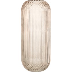 J-line - Vaas Yuan Glas Beige Large - 15.3x15.3x36cm