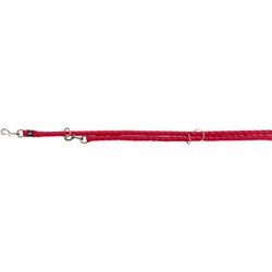 TRIXIE HONDENRIEM CAVO VERSTELBAAR ROOD 200X1,2 CM