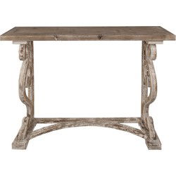 Clayre & Eef Sidetable Bruin Hout