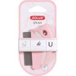 ZOLUX ANAH VLOOIENKAM ROND ROZE / WIT 6X1,5X8,5 CM