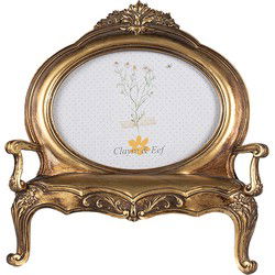 Clayre & Eef Fotolijst Goudkleurig Polyresin