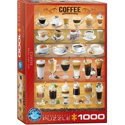 Eurographics Eurographics puzzel Coffee - 1000 stukjes