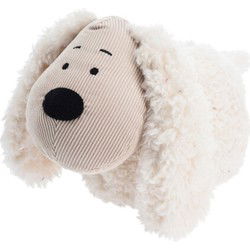 H&S Collection Deurstopper - hond - wit - 27x17x18 cm - dieren - Deurstoppers