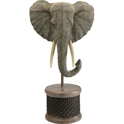 Kare Decofiguur Elephant Head Pearls 76cm