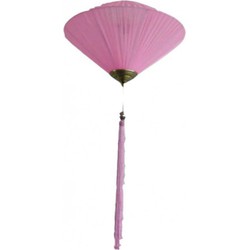 Fine Asianliving Chinese Lampion Roze Zijde D50xH30cm