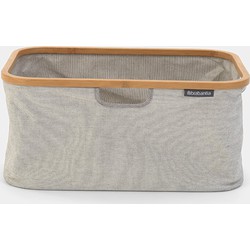 Foldable Laundry Basket, 40 litre - Grey