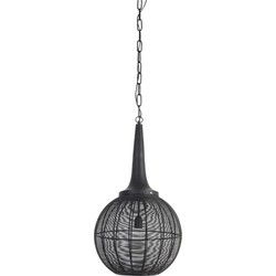 Light & Living - Hanglamp Adrienne - 40x40x76 - Zwart