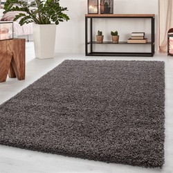 Tapijtenloods Dream Shaggy vloerkleed Taupe Hoogpolig- 200x290 CM