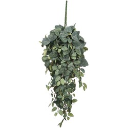 Mica Decorations Pilea Kunstplant - 70 x 30 x 20 cm - Hangend - Groen