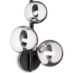 Ideal Lux - Perlage - Wandlamp - Metaal - G9 - Zwart
