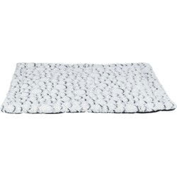 TRIXIE HONDEN LIGMAT MILA PLUCHE WIT / GRIJS 60X50 CM