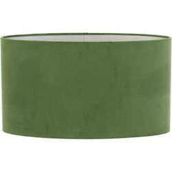 Light & Living - kap - Velours - groen - textiel - E27 - 3545282