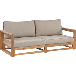 Beliani TIMOR - Tuinsofa-Lichte houtkleur-FSC® gecertificeerd acaciahout