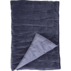 Walra VELVET TOUCH - Walra Plaid blauw 130x180 cm