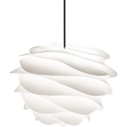 Carmina Mini hanglamp white - met koordset zwart - Ø 32 cm