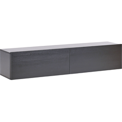 Beliani GLADSTONE - TV-kast-Zwart-Vezelplaat