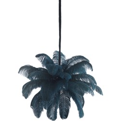 Light & Living - hanglamp - Feather - blauw - metaal - design lamp - E14 - 2945672