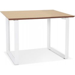 Rechter directiebureau GIMINI 130x70x755 cm Beige