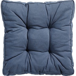 Madison - Florance Kussen Panama Safier Blue - 47x47 - Blauw