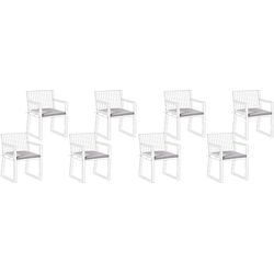 Beliani SASSARI PREMIUM - Zitkussen-Grijs-Polyester