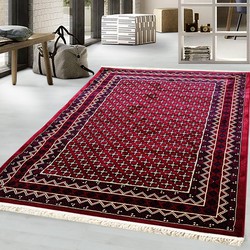 Tachmahal Klassiek Rood vloerkleed - Medaillon - 280 X 380 CM