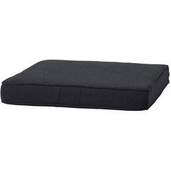 Lounge luxe 60x60 Rib black (2 stuks)