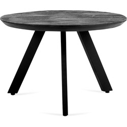 Benoa Berlin Coffee Table Round Black 60 cm