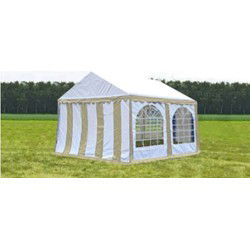 Classic Plus Party-tent PVC 3x4x2 mtr in Wit-Beige