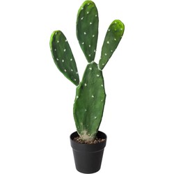 Atmosphera cactus kunstplant in kunststof pot 60 cm - Kunstplanten