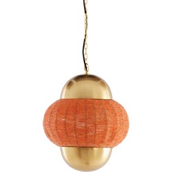 Light & Living - Hanglamp CETARA - Ø33x38cm - Oranje