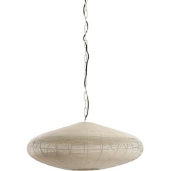 Light & Living - Hanglamp Ø60x23 cm BAHOTO mat crème