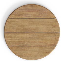 Kave Home - Rond tafelblad Saura van acaciahout met natuurlijke afwerking Ø55 cm FSC 100%