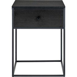 House Nordic Nachtkastje Vita 1 Lade Zwart