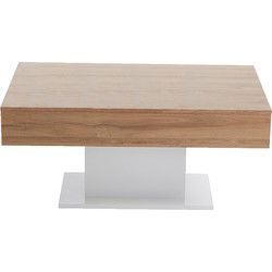 Salontafel met verborgen opbergruimte L100cm - Avola