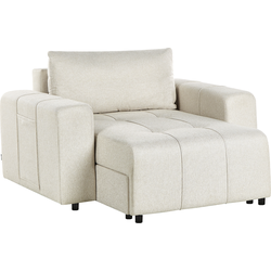 Beliani INNVIK - Chaise longue-Beige-Polyester