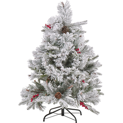 Beliani MASALA - Kerstboom-Wit-Synthetisch materiaal, PVC