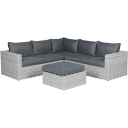 Orangebird loungeset - 4-delig - vintage grey - reflex black