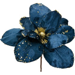 Clayre & Eef Kunstbloem Ø 25x25 cm Blauw Kunststof