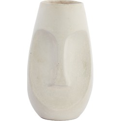 Light & Living - Pot FACE - 21x18x36cm - Wit