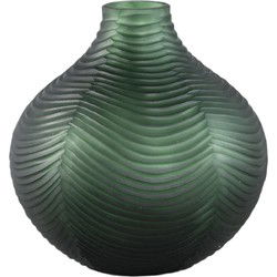 PTMD Vaas Elichi - 23x23x23 cm - Glas - Groen