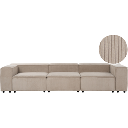 APRICA - Driezitsbank - Lichtbruin - Corduroy