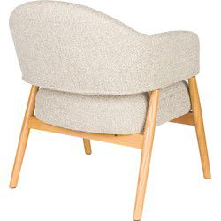 Housecraft Living Indy Fauteuil met armleuning lichtbruin/ Beige