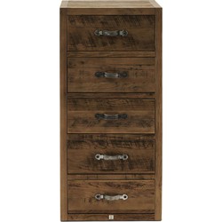 Riviera Maison Ladekast Hout - Connaught Chest of Drawers High - Bruin 